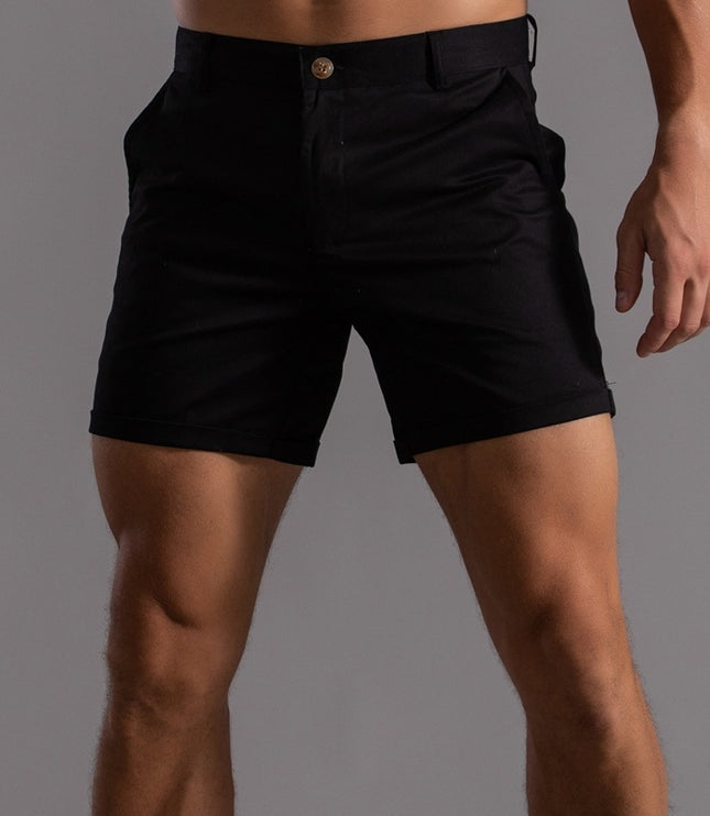 Men's Shorts With Pockets Fashion Summer Button Beach Pants