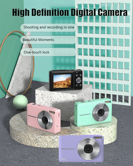 Mini Digital Camera Children's HD Digital Camera Student Mini Digital Camera Boys And Girls Christmas Birthday Gift Children's Entry-level Camera