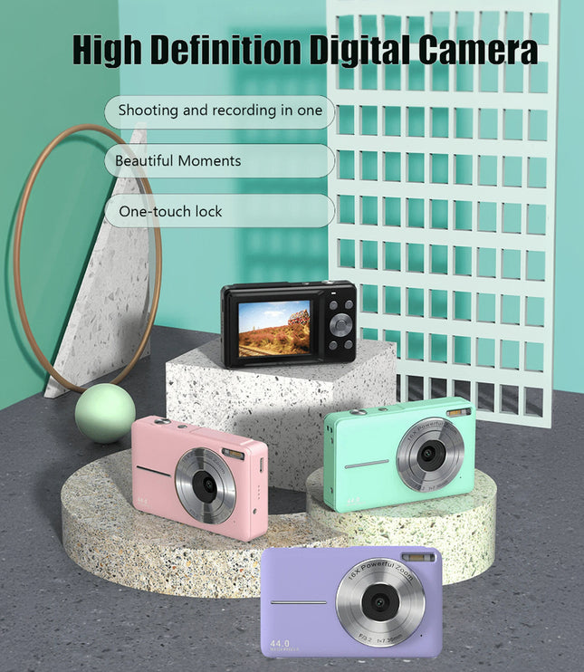 Mini Digital Camera Children's HD Digital Camera Student Mini Digital Camera Boys And Girls Christmas Birthday Gift Children's Entry-level Camera