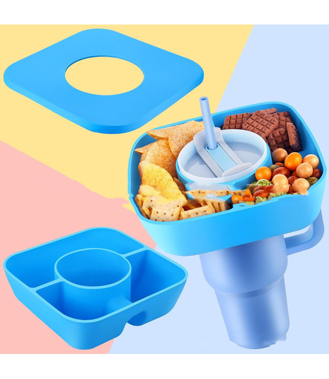 Silicone Snack Platter With Lid