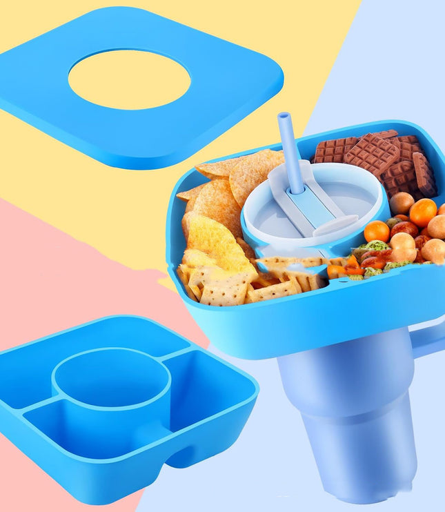 Silicone Snack Platter With Lid