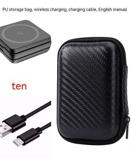 Folding Three-in-one Wireless Charger Portable Magnetic Suction