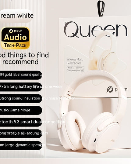 Headband Wireless Bluetooth Noise Canceling Headphones With Headset