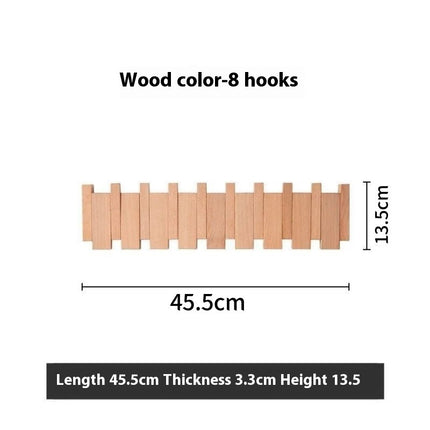 Nordic Punch-free Solid Wood Piano Clothes Rack