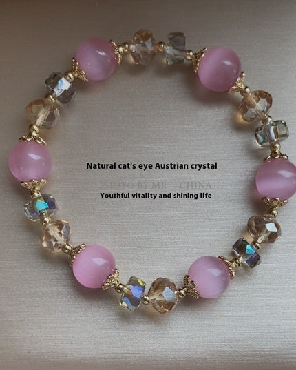 Fashion Ornament Natural White Opal Bracelet 10mm