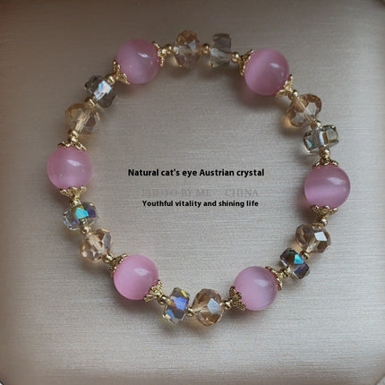 Fashion Ornament Natural White Opal Bracelet 10mm