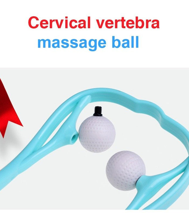 Plastic Pressure Point Therapy Neck Massageador Massagem Relieve Hand Roller Neck Massager For Neck Shoulder Trigger Point