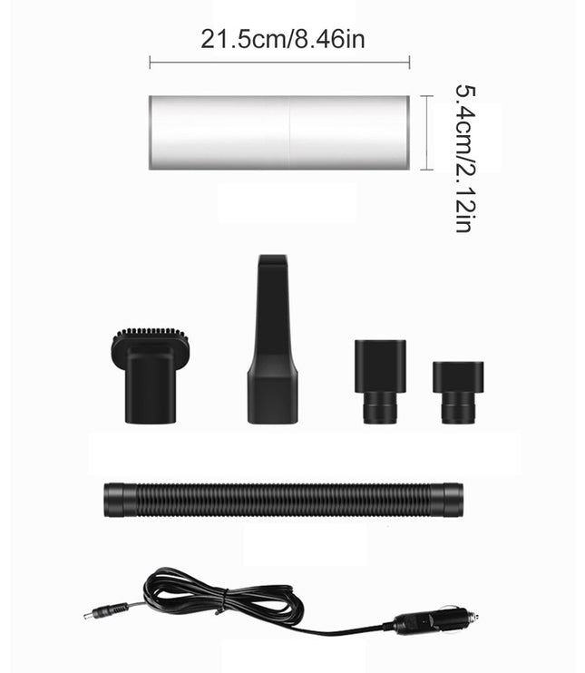 Portable Handheld Vacuum Cleaner 120W Car Charger