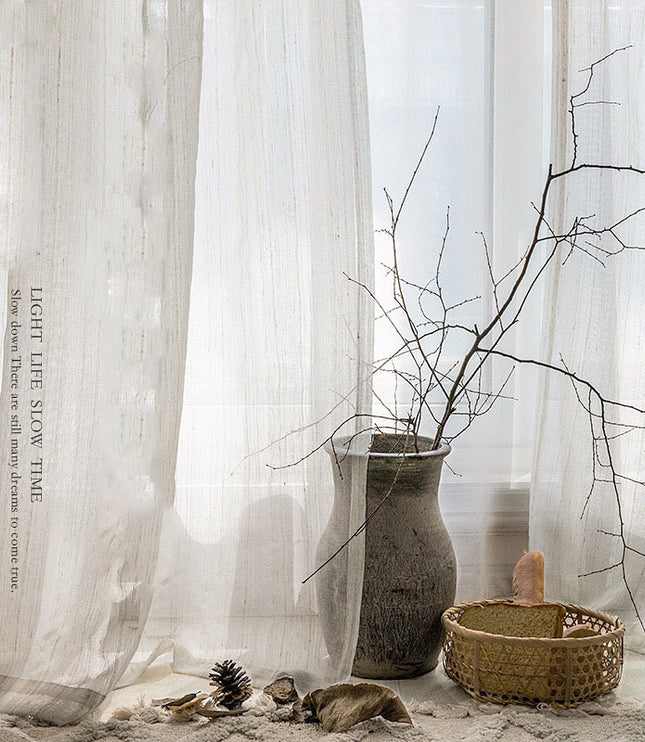 Nordic linen curtains