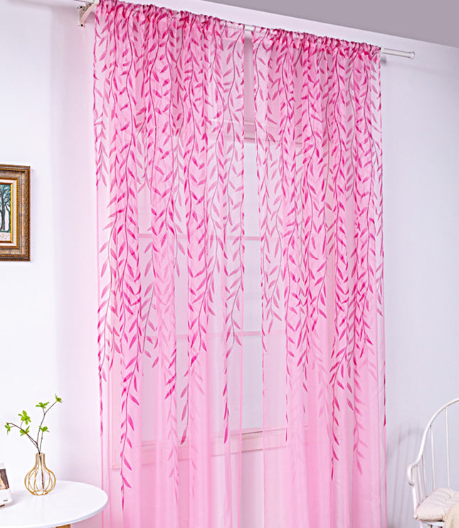 Inverted Willow Wicker Offset Printing Curtains Printing Window Screens Living Room Balcony Window Screens