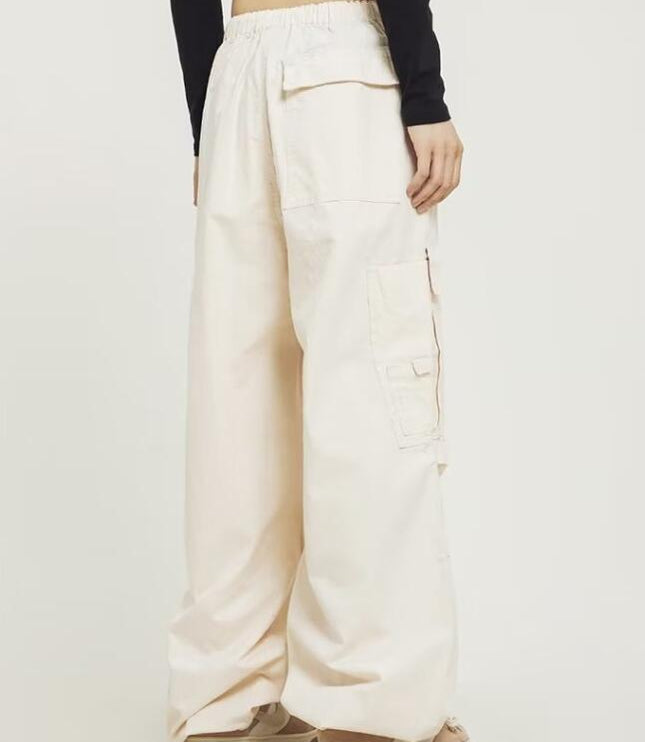 American Retro High Street Straight Wide Leg Casual Pants