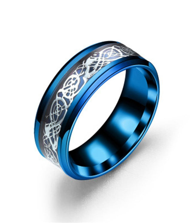 Titanium Steel Dragon Ring