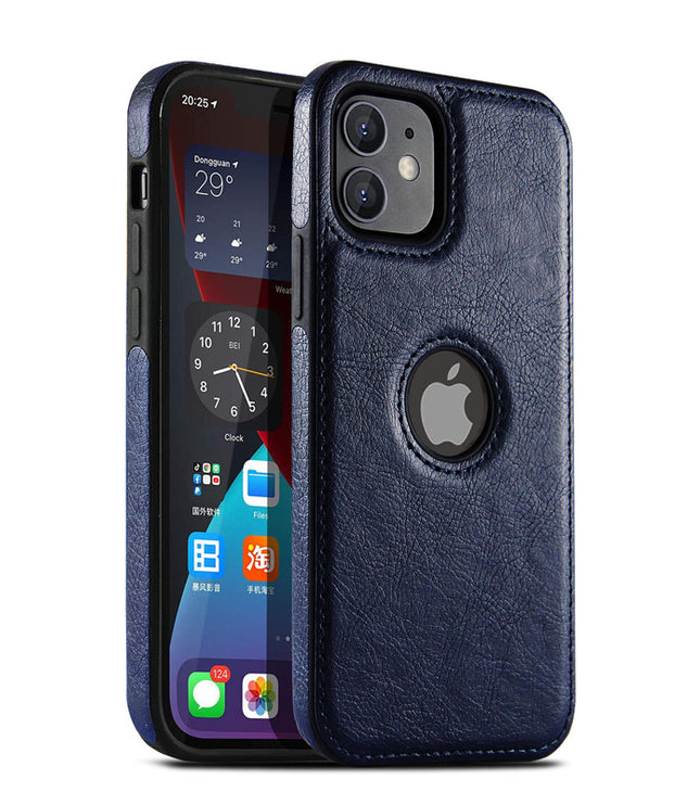 Car Line Leather Grain Stitching Mobile Phone Case All-inclusive Protective Cover