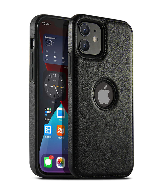 Car Line Leather Grain Stitching Mobile Phone Case All-inclusive Protective Cover