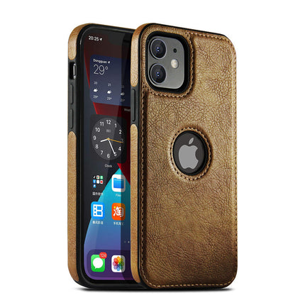 Car Line Leather Grain Stitching Mobile Phone Case All-inclusive Protective Cover