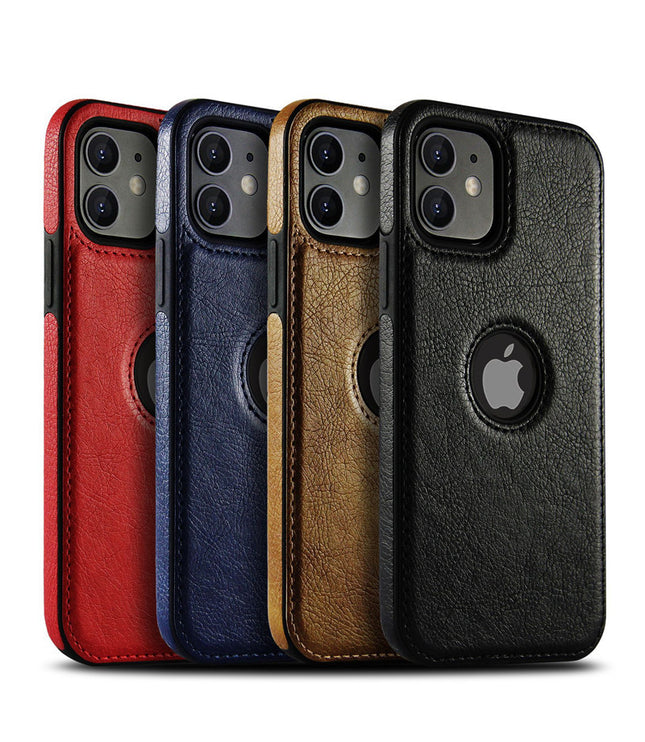 Car Line Leather Grain Stitching Mobile Phone Case All-inclusive Protective Cover