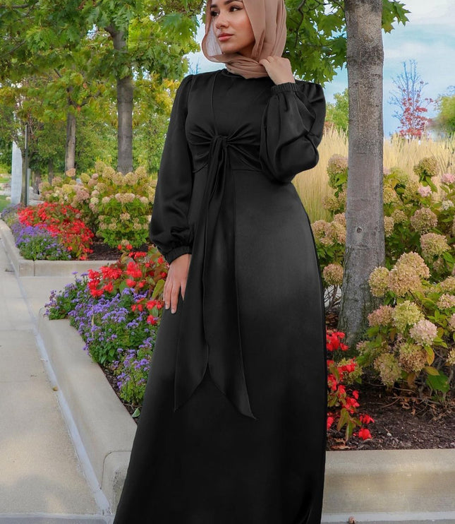 Ramadan Eid Mubarak Kaftan Dubai Abaya Turkey Muslim Women Hijab Satin Dress Islam Caftan Marocain Dresses Vestidos Robe Femme