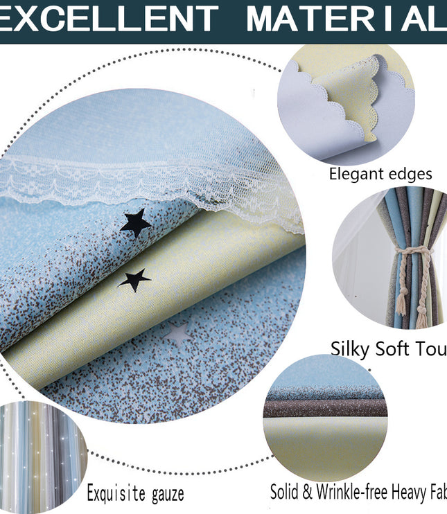 Easy Installation Curtains For Bedroom