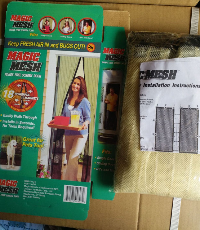 Magnetic Door Netting Curtains Mesh
