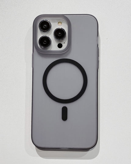Phone Case Corrugated Grating Magnetic Contrast Color Non-slip