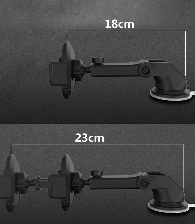 Car Phone Holder Long Rod Telescopic Car Dashboard Suction Cup Type
