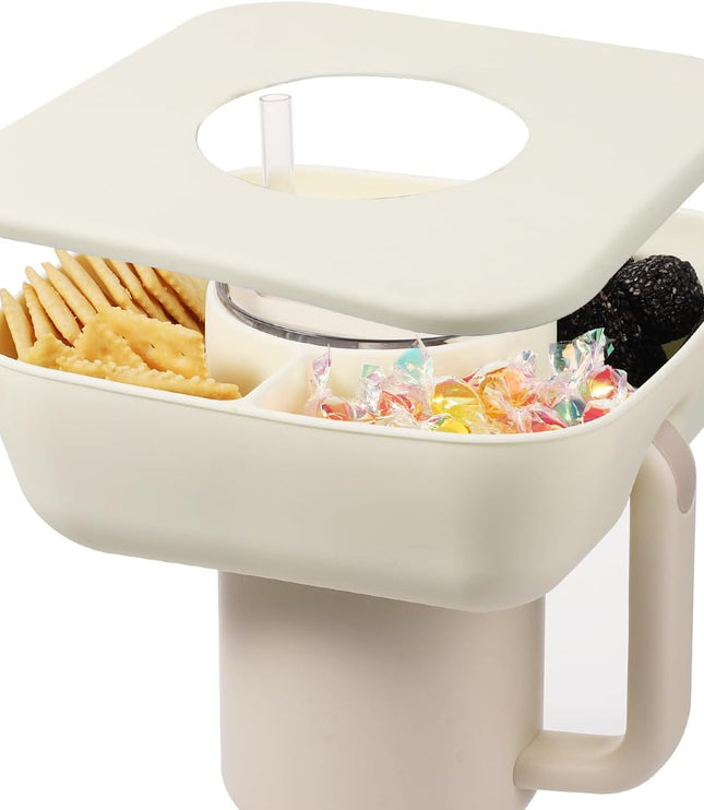 Silicone Snack Platter With Lid