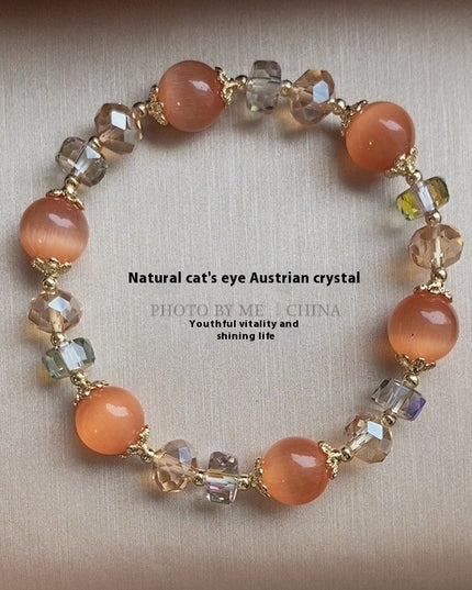 Fashion Ornament Natural White Opal Bracelet 10mm
