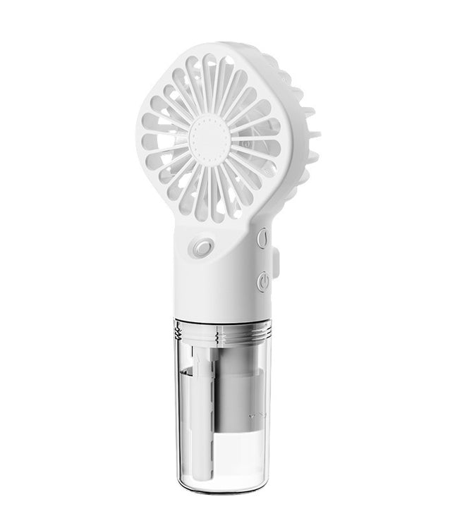 Portable Handheld Spray Fan 4-Speed Water Spray Mist Fan Summer Cooling Artifact USB Charging Summer Supplies Outdoor Mini Fan