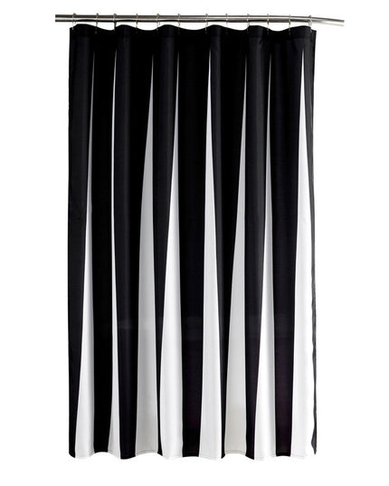 Shower Curtain Black And White Keys Printing