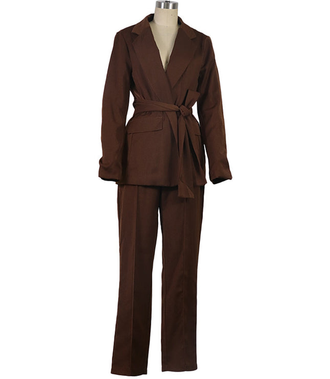 Women's Fashion Temperament Two-piece Suit
