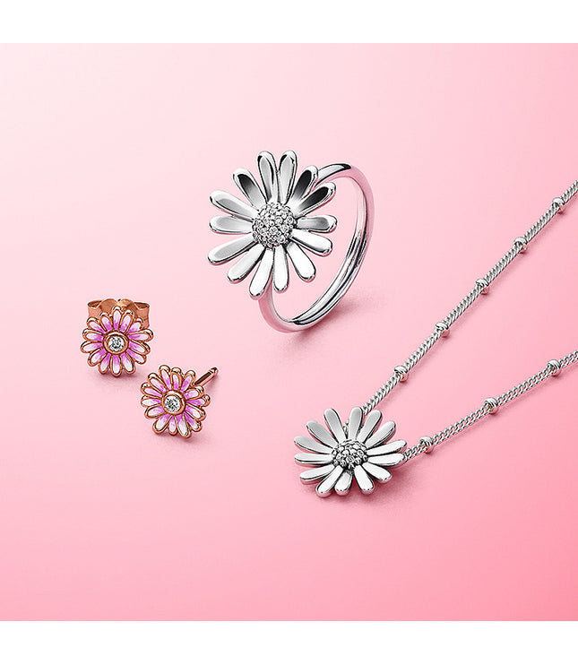 Daisy Flower Ring Fashion Couple