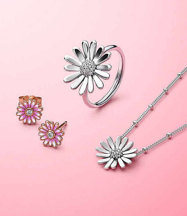Daisy Flower Ring Fashion Couple