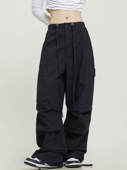 American Retro High Street Straight Wide Leg Casual Pants