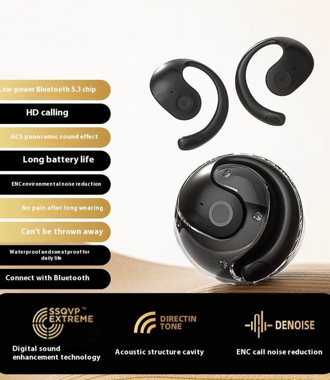 AI Translation Small Coconut Ball Wireless Bluetooth Headset Ear-mounted Headset