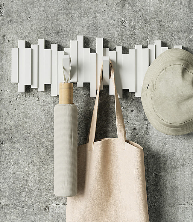 Creative Wall Wooden Pile Hook Wall Decoration Shelf