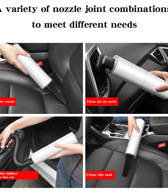 Portable Handheld Vacuum Cleaner 120W Car Charger