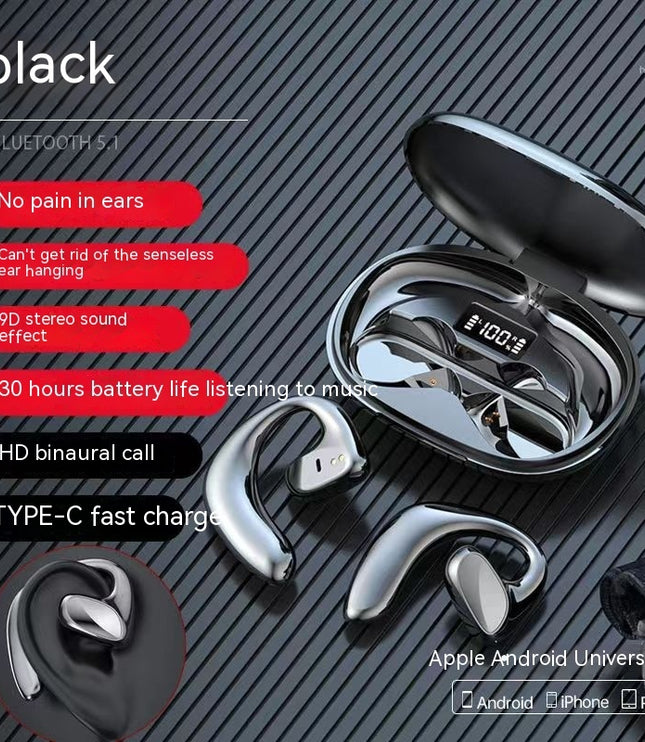 Wireless Bluetooth External Non-in-ear Ultra-long Life Battery Headset