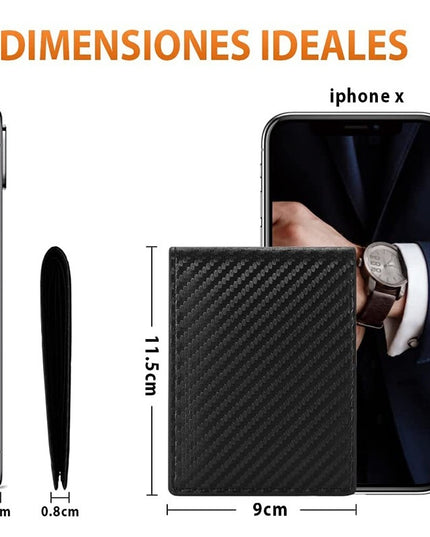 Men's Carbon Fiber Anti-magnetic Wallet
