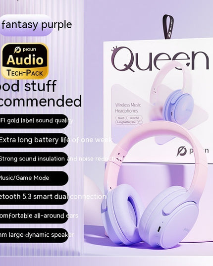 Headband Wireless Bluetooth Noise Canceling Headphones With Headset