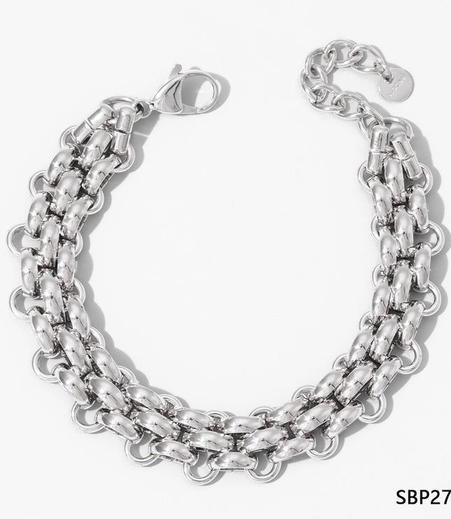 Stainless Steel Bracelet Electroplating Simple Style