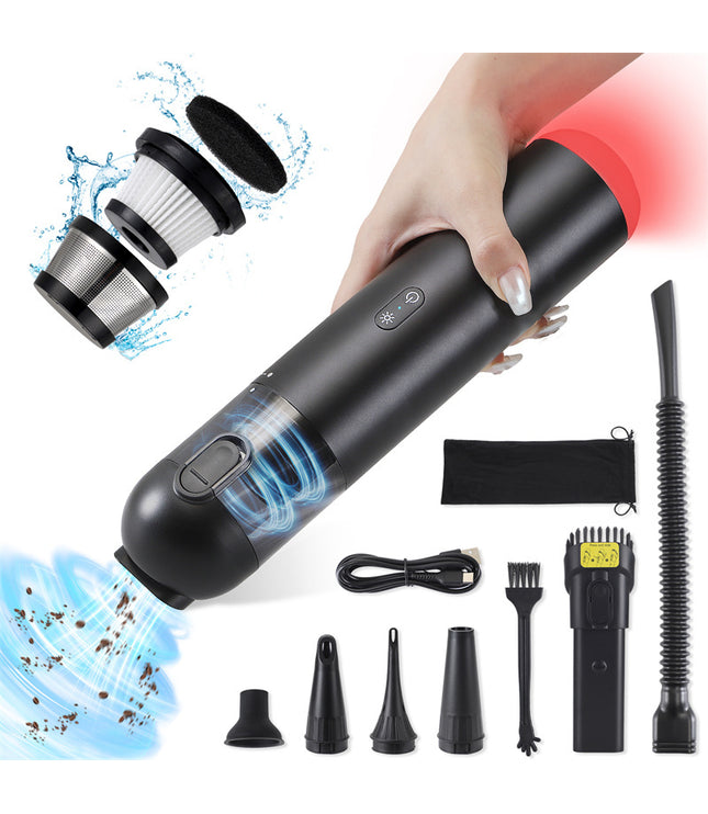 Shell Multifunctional Car Vacuum Cleaner 10kPa Outdoor Suction Blowing And Charging Integrated Car Vacuum Cleaner