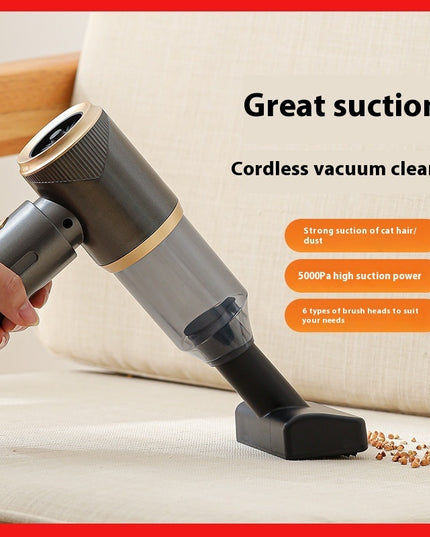 Household Car Portable Wireless Charging Handheld Vacuum Cleaner
