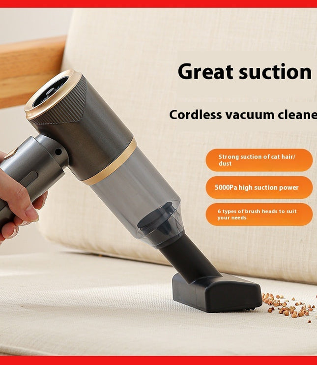 Household Car Portable Wireless Charging Handheld Vacuum Cleaner