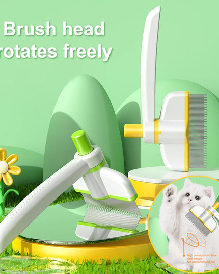 Cat Comb Tie Removal Floating Hair Magic Long Hair Pet Self-Cleaning Row Dog Cat Comb Grooming Supplies Flea Removal Brush Pets Products
