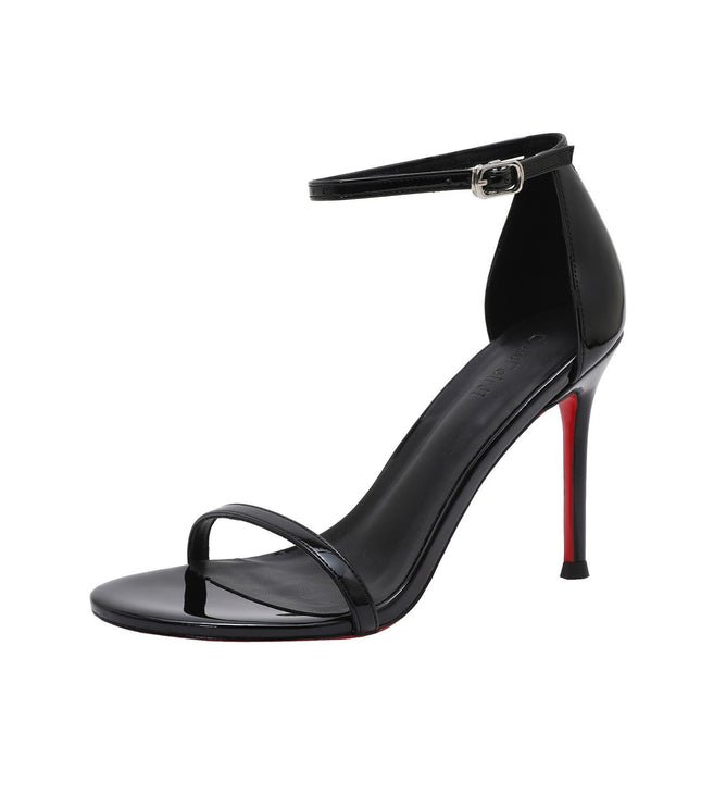 Black And Red Background Women's High Heels