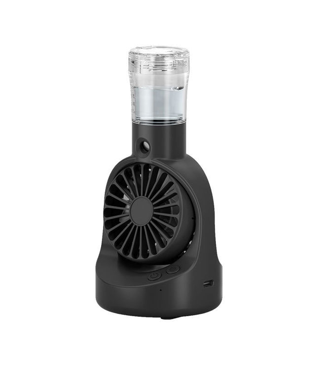 Portable Handheld Spray Fan 4-Speed Water Spray Mist Fan Summer Cooling Artifact USB Charging Summer Supplies Outdoor Mini Fan