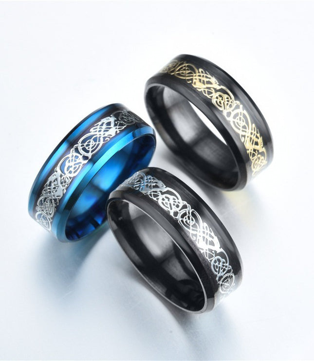 Titanium Steel Dragon Ring