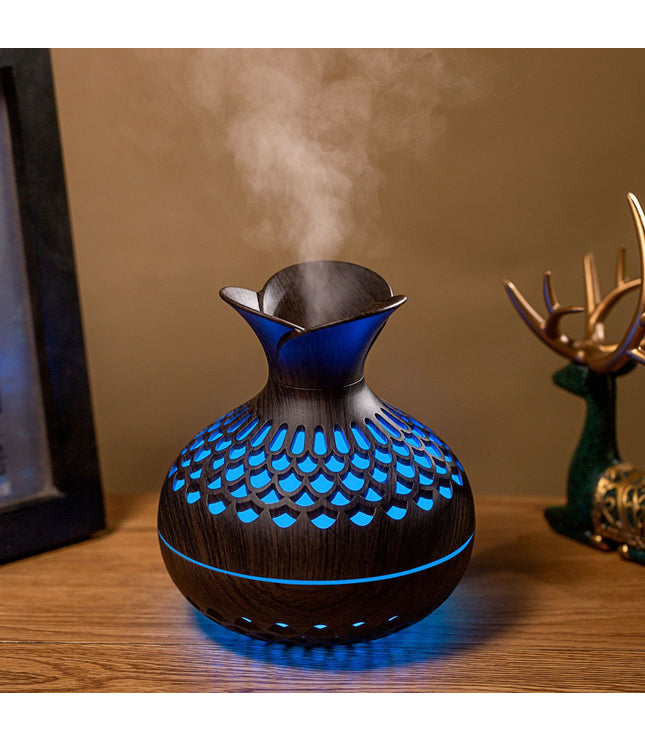 Mini Desktop Creativity Three-leaf Flower Humidifier