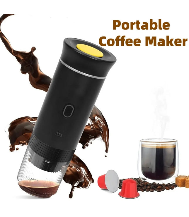 Electric Grinder Coffee Travel Handy 3 In1 Espresso Portable Coffee Espresso Maker Machine Cafe Portable Capsule Coffee Machine Kitchen Gadgets