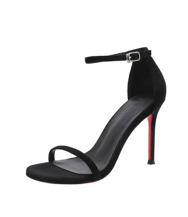 Black And Red Background Women's High Heels